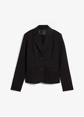 Blazer in schwarz von vorne - bonprix