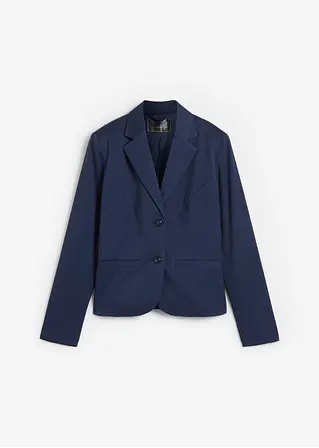 Blazer in blau von vorne - bonprix