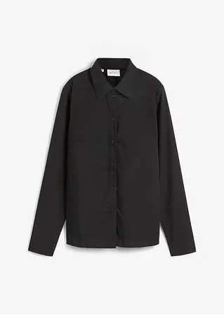 Bluse in schwarz von vorne - bonprix