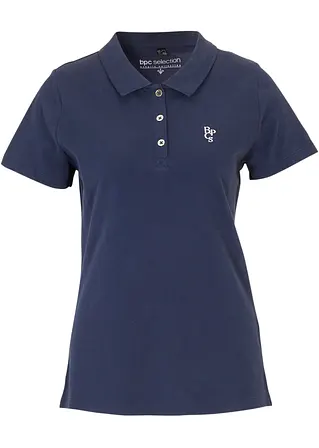 Poloshirt in blau von vorne - bpc selection