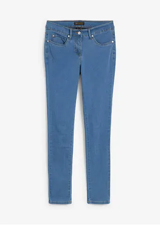 Megastretch-Jeans in blau von vorne - bonprix