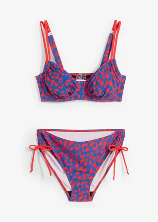 Bügel Bikini (2-tlg.Set) in blau von vorne - bonprix