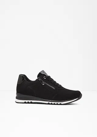 Marco Tozzi Sneaker in schwarz von vorne - Marco Tozzi