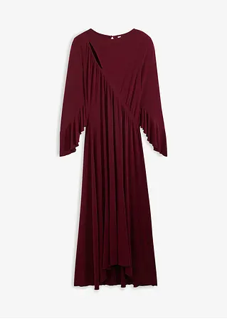 Midikleid mit Volants in rot von vorne - bonprix