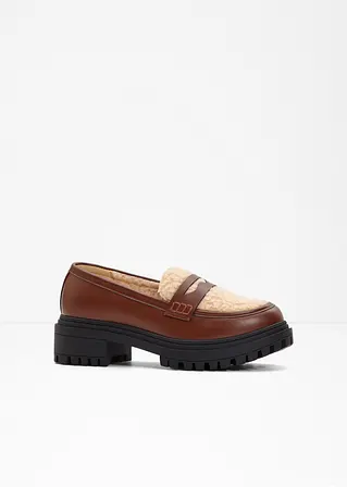 Chunky Loafer in braun - bonprix