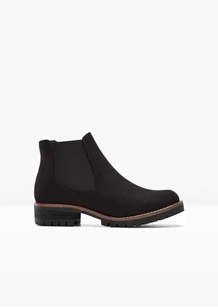 Chelsea Boot in schwarz von vorne - bonprix