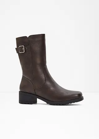 Biker Boot in braun - bonprix