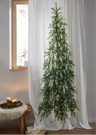 Vorhang mit Tannenbaum Druck (1er Pack) in grün - bonprix