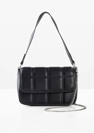 Handtasche in schwarz von vorne - bonprix