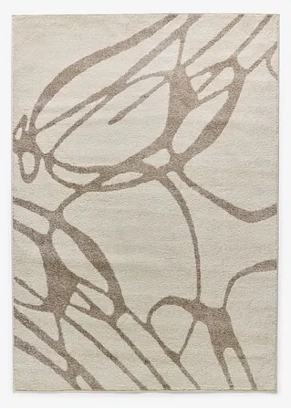 Teppich mit moderner Musterung in beige von vorne - bonprix