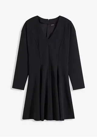 Minikleid in schwarz von vorne - bonprix