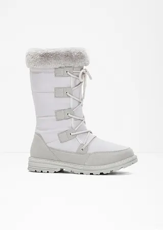 Winter Schnür Boot in grau - bonprix