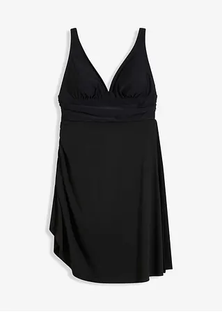 Badekleid in schwarz von vorne - bonprix