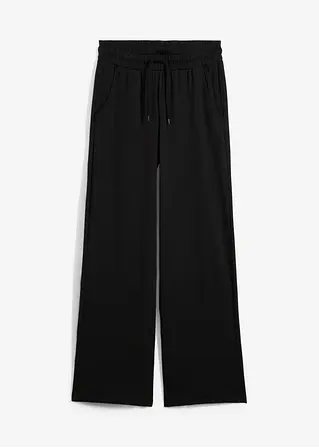 Jersey-Hose aus Interlock in schwarz von vorne - bonprix
