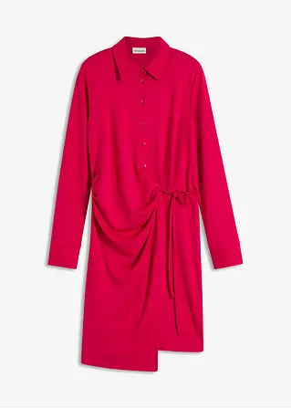 Wickelkleid in pink von vorne - bonprix