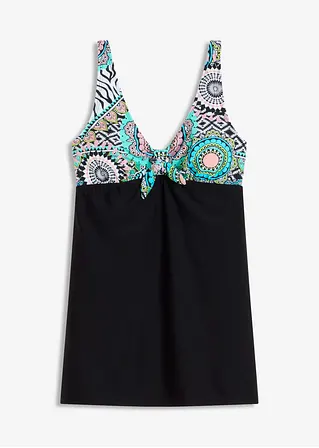 Badekleid in schwarz von vorne - bonprix