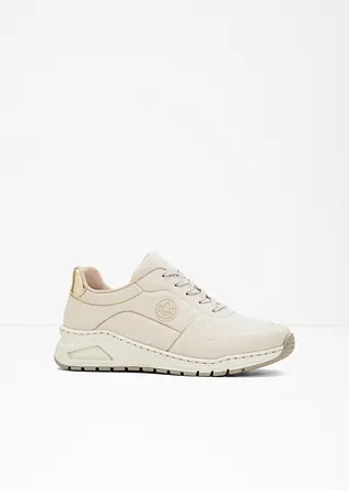 Rieker Sneaker in beige von vorne - Rieker