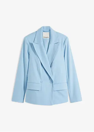 doppelreihiger Blazer in blau von vorne - bonprix
