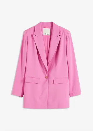 Longblazer in pink von vorne - bonprix