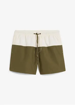 Badeshorts Herren in weiß von vorne - bonprix