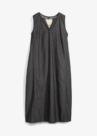 Jeanskleid in schwarz von vorne - bonprix
