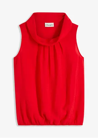 Blusentop in rot von vorne - bonprix