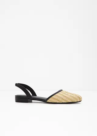 Sling Pumps in beige - bonprix