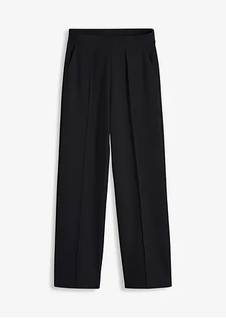 Schlupfhose aus fester Interlock-Qualität in schwarz von vorne - bonprix