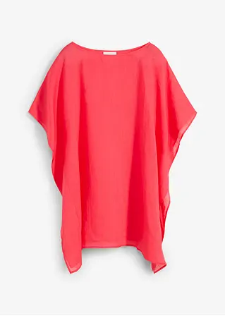 Tunika aus Ramie in pink von vorne - bonprix