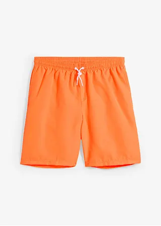 Badeshorts in orange von vorne - bonprix