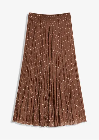 Chiffonrock in braun von vorne - bonprix