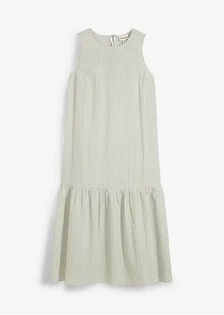 Midikleid in A-Linie in grün von vorne - bonprix