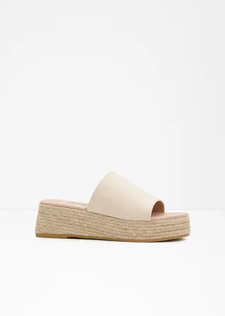 Plateau Pantolette in beige - bonprix