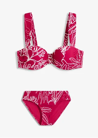 Bügel Bikini (2-tlg.Set) in rot von vorne - bonprix