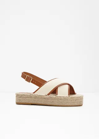 Plateau Sandale in beige - bonprix