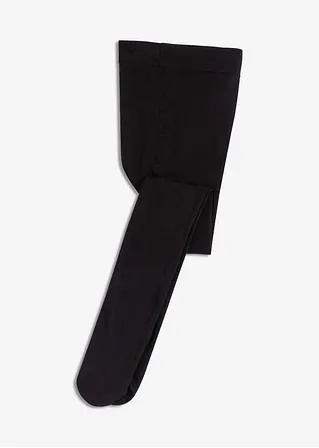 Thermo Schwangerschafts-Strumpfhose in schwarz von vorne - bonprix