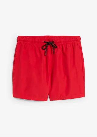 Badeshorts Herren in rot von vorne - bonprix