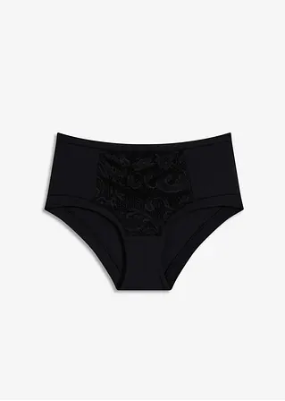 Maxipanty aus softem Modal in schwarz von vorne - bonprix