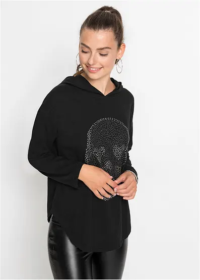 Bonprix Oversize-Длинная рубашка mit Kapuze