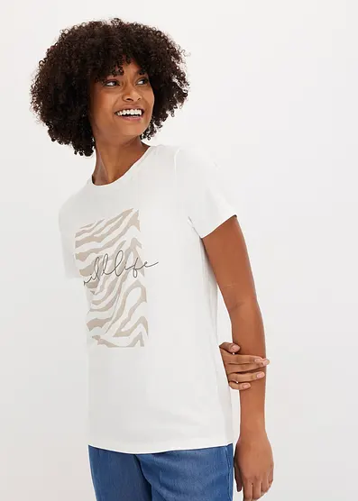 Рубашка Bonprix из ткани Zebra Druck