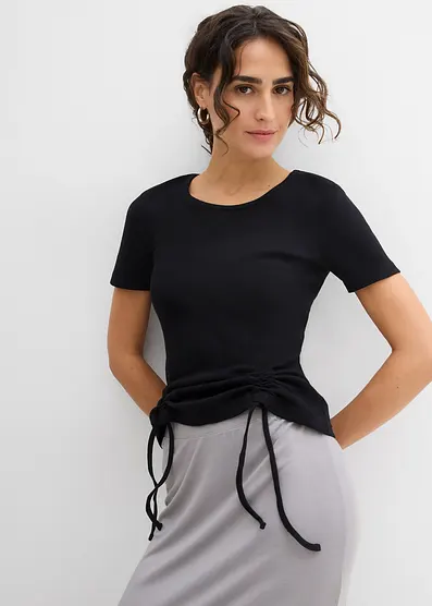 Футболка Bonprix Rippshirt от reiner Bio-Baumwolle