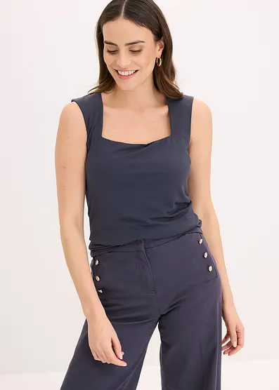 Bonprix Top mit Careé Ausschnitt