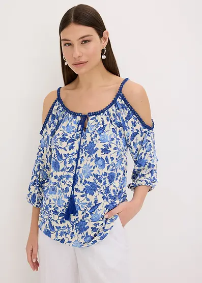  Топ Bonprix с кружевом из мягкой вискозы
