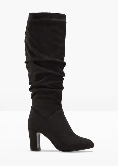 Stiefel in schwarz von vorne - bonprix