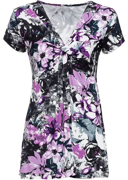 Shirt in schwarz von vorne - bonprix