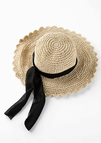 Sonnenhut in beige - bonprix