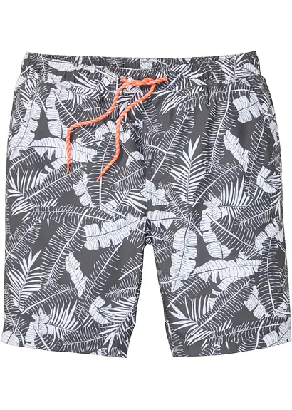 Strand-Bermuda in grau von vorne - bpc bonprix collection