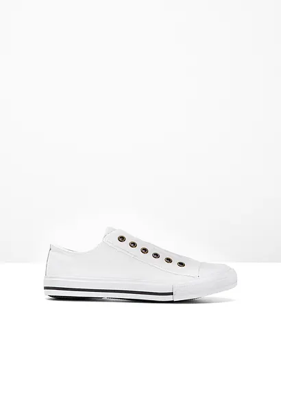 Sneaker in weiß - bonprix