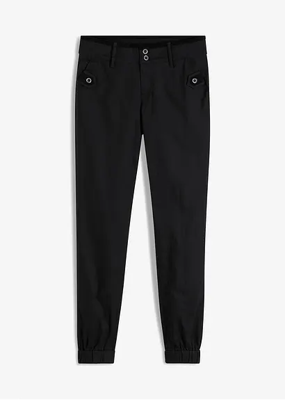 Hose in schwarz von vorne - bonprix