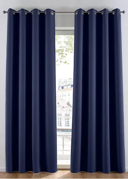 Abdunkelnder Vorhang, in vielen Größen (1er Pack) in blau - bonprix